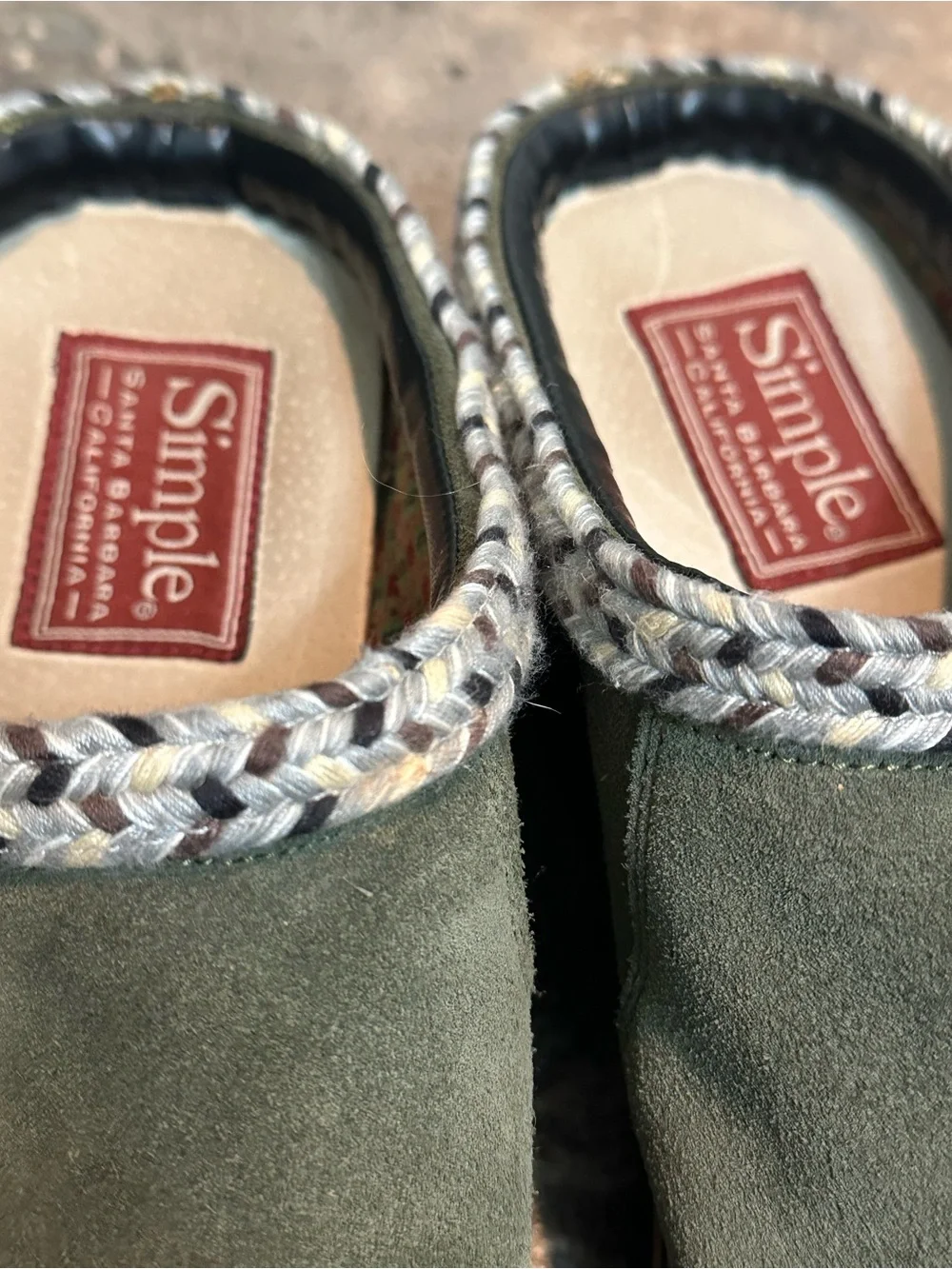 Simple comfortable suede